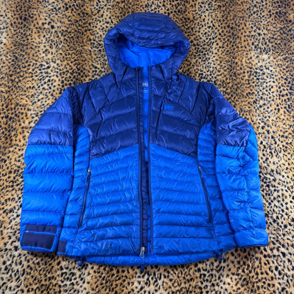 REI Co-op Magma 850 Hoodie 2.0 Down Puffer Jacket Blue Mens Small S